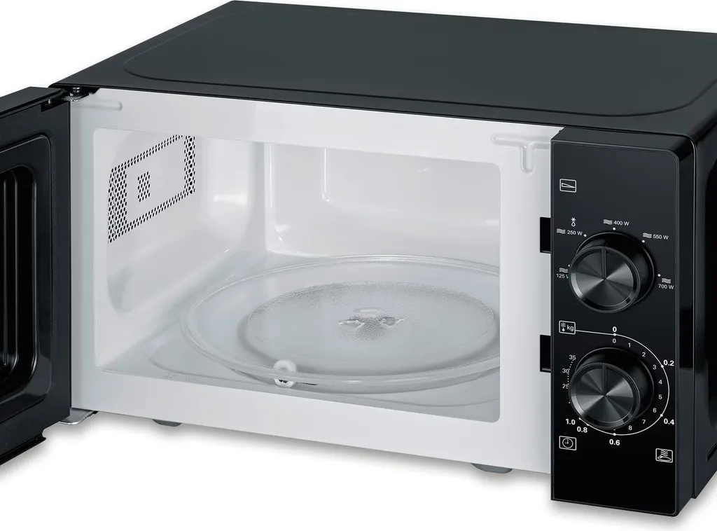Petit micro-ondes noir SEV MW 7790 pour étudiant et bureau 20L 700W