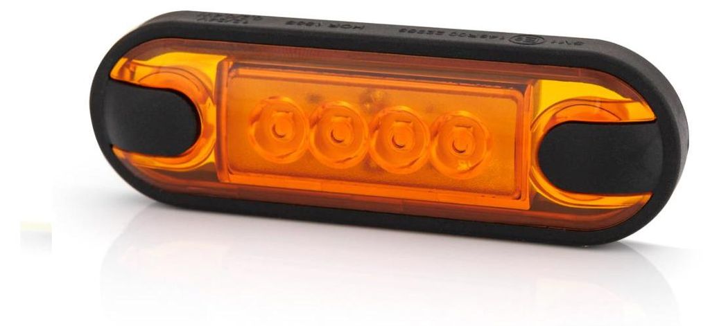 Orangefarbene Positionsleuchte Horpol Ld 3211 Led Schlank Universell