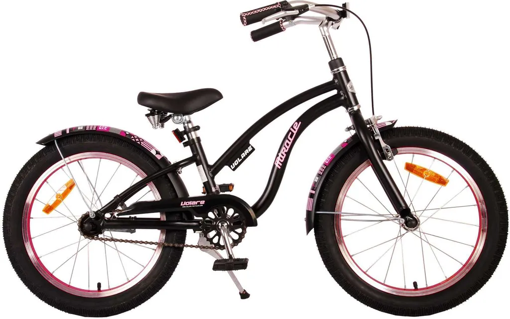 Vélo enfant 18 pouces pour fille Volare Miracle pour balades et ville