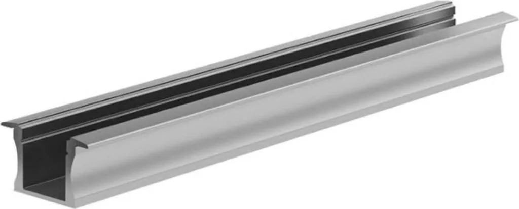 Profilé Aluminium LED Encastrable pour Meuble et Cuisine Argent - 2m