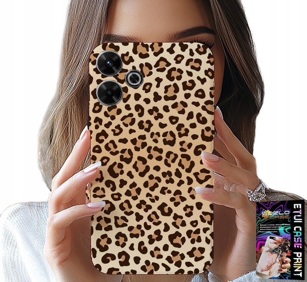 Etui Do Xiaomi Redmi 13 4G - Plecki W Panterkę Modne Zdjęcie produktu 