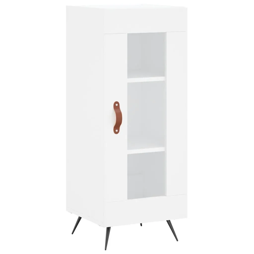 SYFAX™ Credenza Bianca 34,5x34x90 cm | Mobiletto Multiuso Legno Multistrato