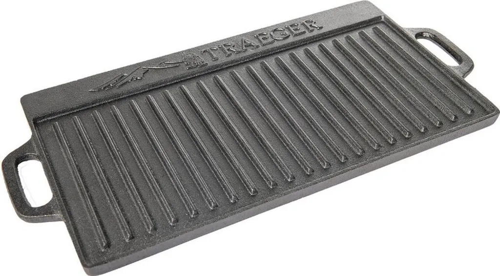 Plaque plancha réversible en fonte Le Marquier BAC382 pour barbecue