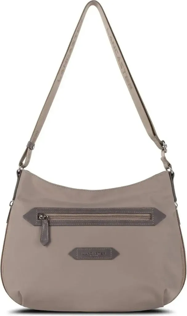 Sac Bandoulière Lancaster Galet en Cuir Grainé pour Femme Moderne