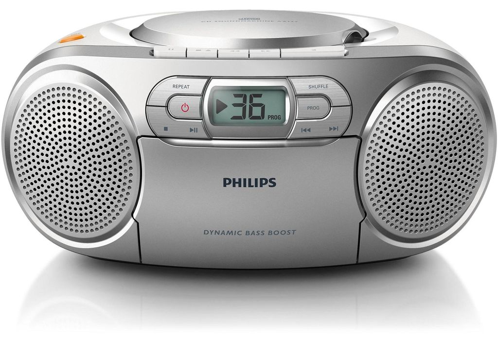 Philips CD-Soundmachine mit Kassette und Radio AZ127/12, 2 Produktbild 