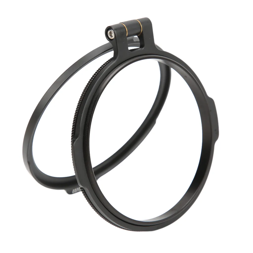 Bague adaptatrice de filtre pour objectif photo et porte-filtre ND noir