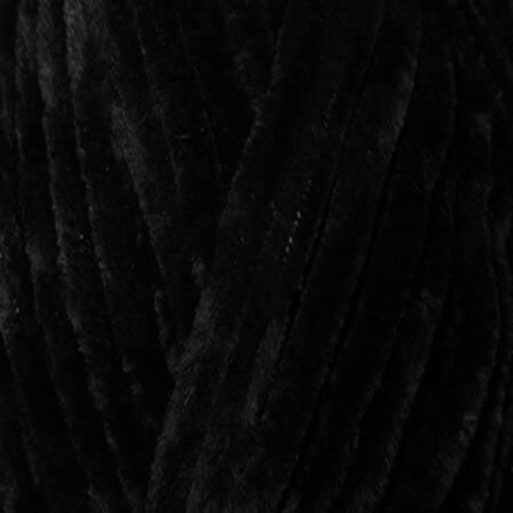 Himalaya Velvet Chenillewolle 90011 Schwarz Amigurumi Produktbild 2