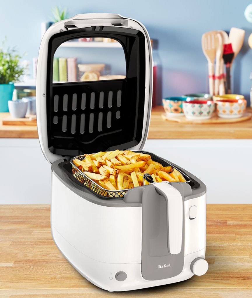 Super Tefal Access Fritteuse weiß Uno FR3100