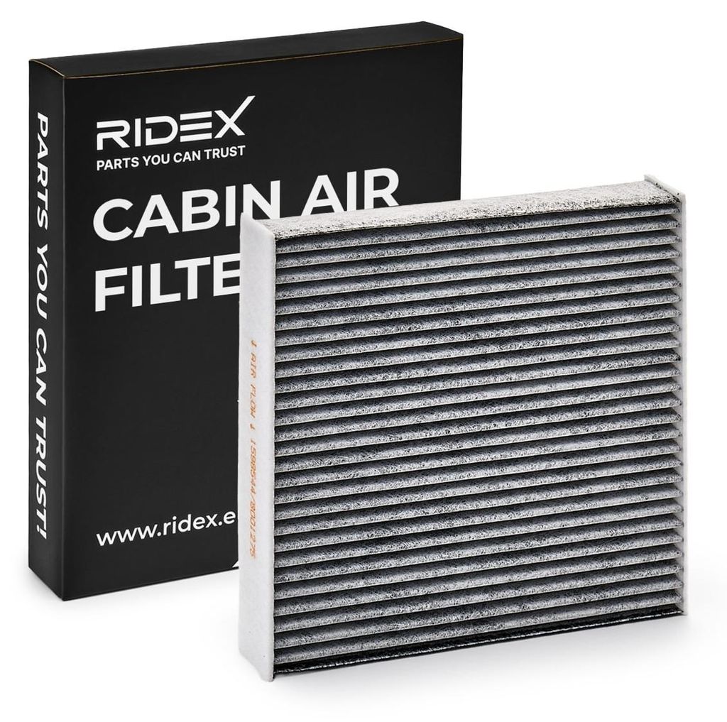 RIDEX 424I0190 Aktivkohle Innenraumfilter Pollenfilter für Produktbild 