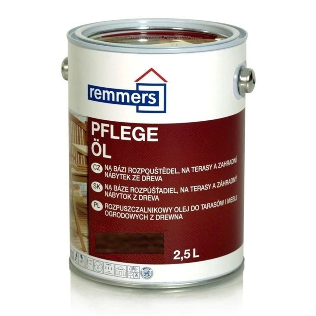Remmers Pflege Öl Holzöl Terrassenöl Gartenmöbelöl 2,5L - Nussbaum