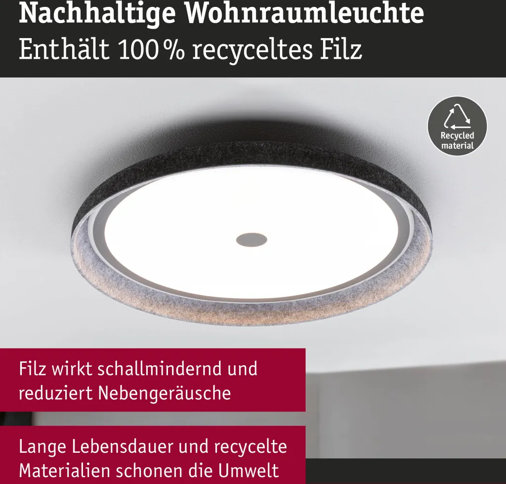 Plafonnier LED Zarina Paulmann : Solution Éclairage Puissant pour Plafond Bas