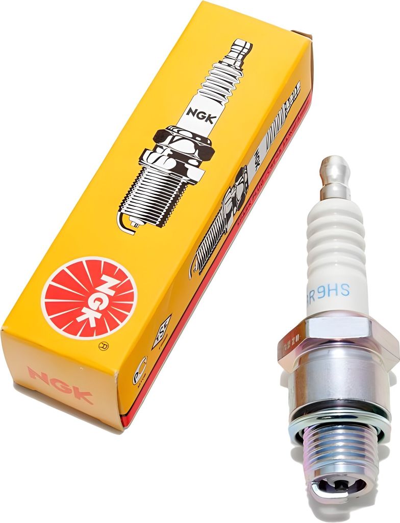 NGK Zündkerze BR9HS entstört, 12,7mm Kurzgewinde Ø 14,0mm, 4522 kompatibel mit