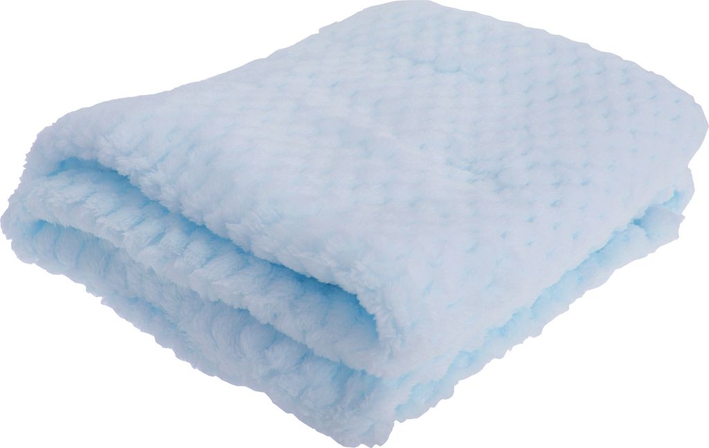 Baby Junge / Mädchen Waffelmuster Kuscheldecke BABY1375 (75 Produktbild 1