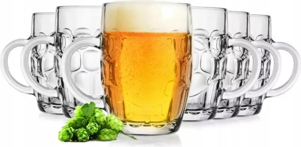 Set 6 Tazze a Botte LUXITO 500ml: Il Vetro Perfetto per la Tua Creatività