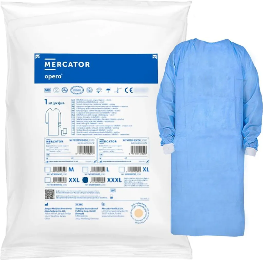 Camice Sterile Monouso XXXL SMS | Comfort 35g e Polsini Elastici
