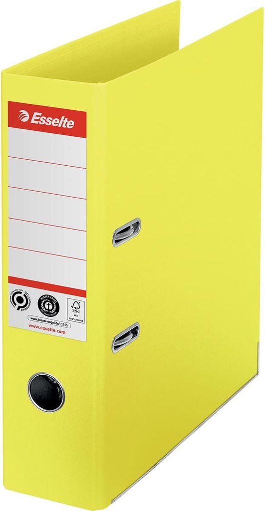 Esselte - Ordner Nr. 1, A4, Rücken 7,5 cm, gelb