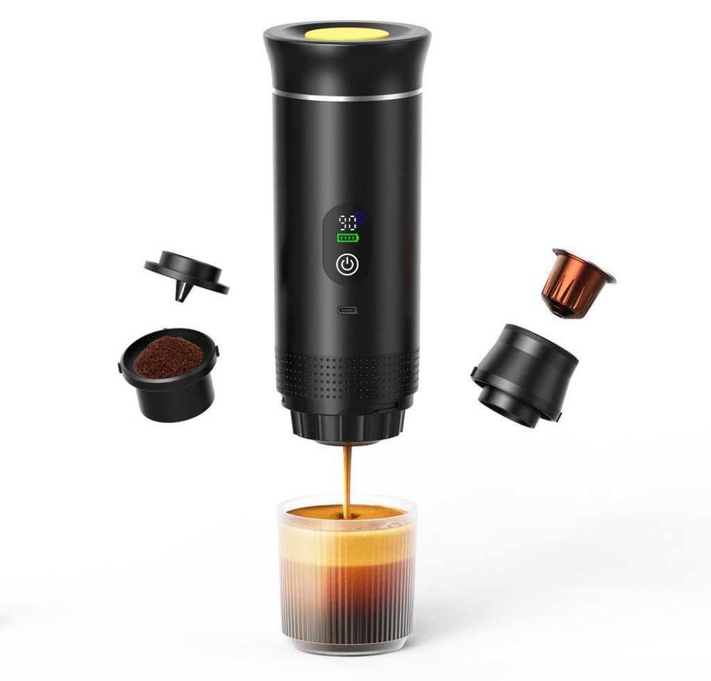 Mini espresso kávovar (1 kus), na baterie s funkcí nabíjení Obrázek produktu 