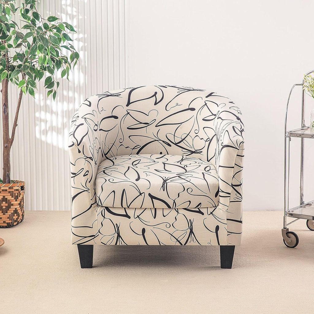 2-teiliger Stretch-Chesterfield-Sesselbezug, Farbe 3, Tullsta-Stil