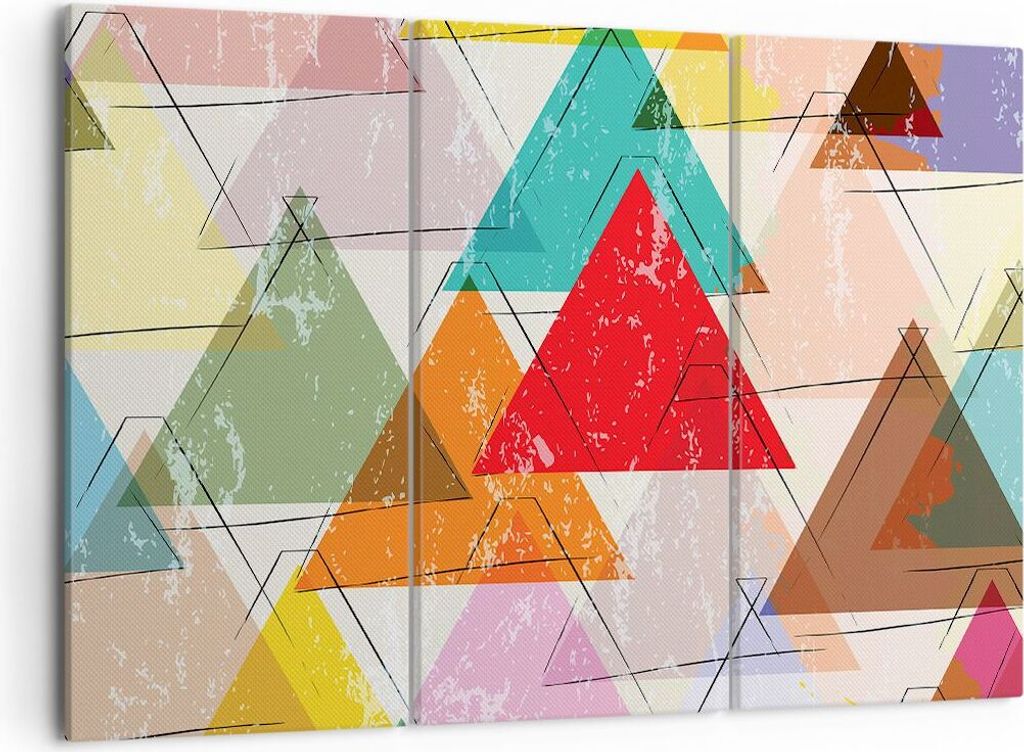 Bild auf Leinwand - Leinwandbild - Abstraktion modern - 105x70cm - Wand Bild - Wanddeko - Leinwanddruck - Bilder - Kunstdruck - Wanddekoration - Le...