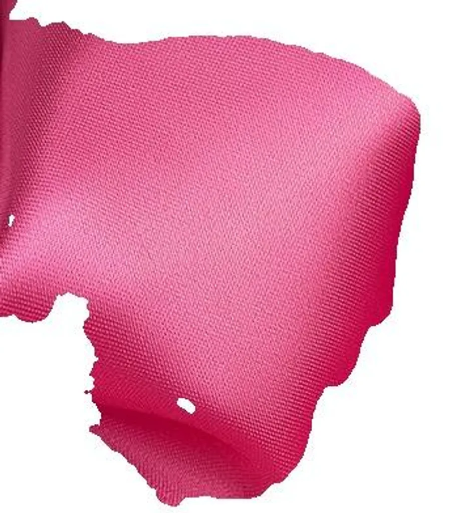 Tissu polyester doux rose vif 5m - Textile résistant facile à coudre