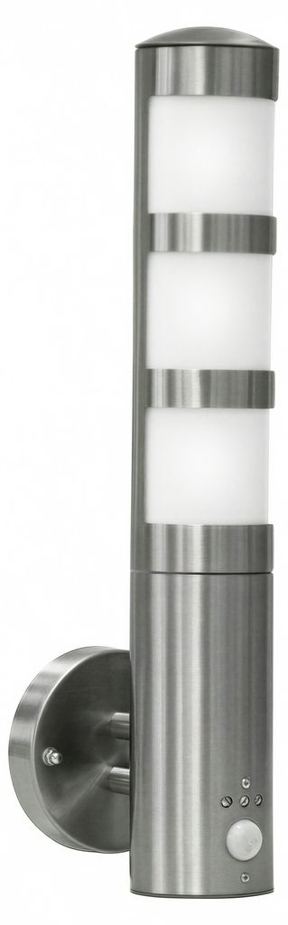 Grafner Design Edelstahl Wandlampe mit Bewegungsmelder und Produktbild 