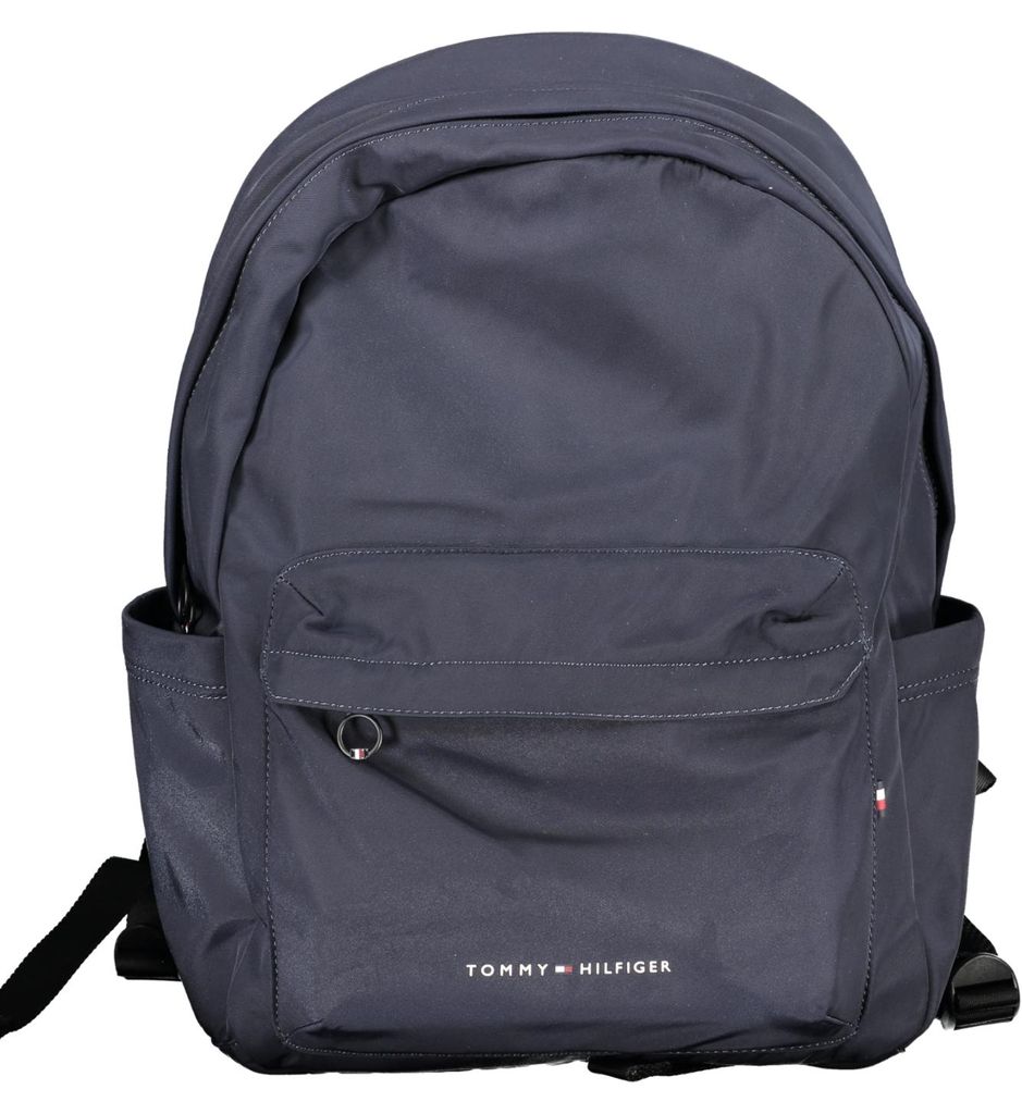 Moderner Herren-Rucksack in Blau mit Laptopfach und Produktbild 