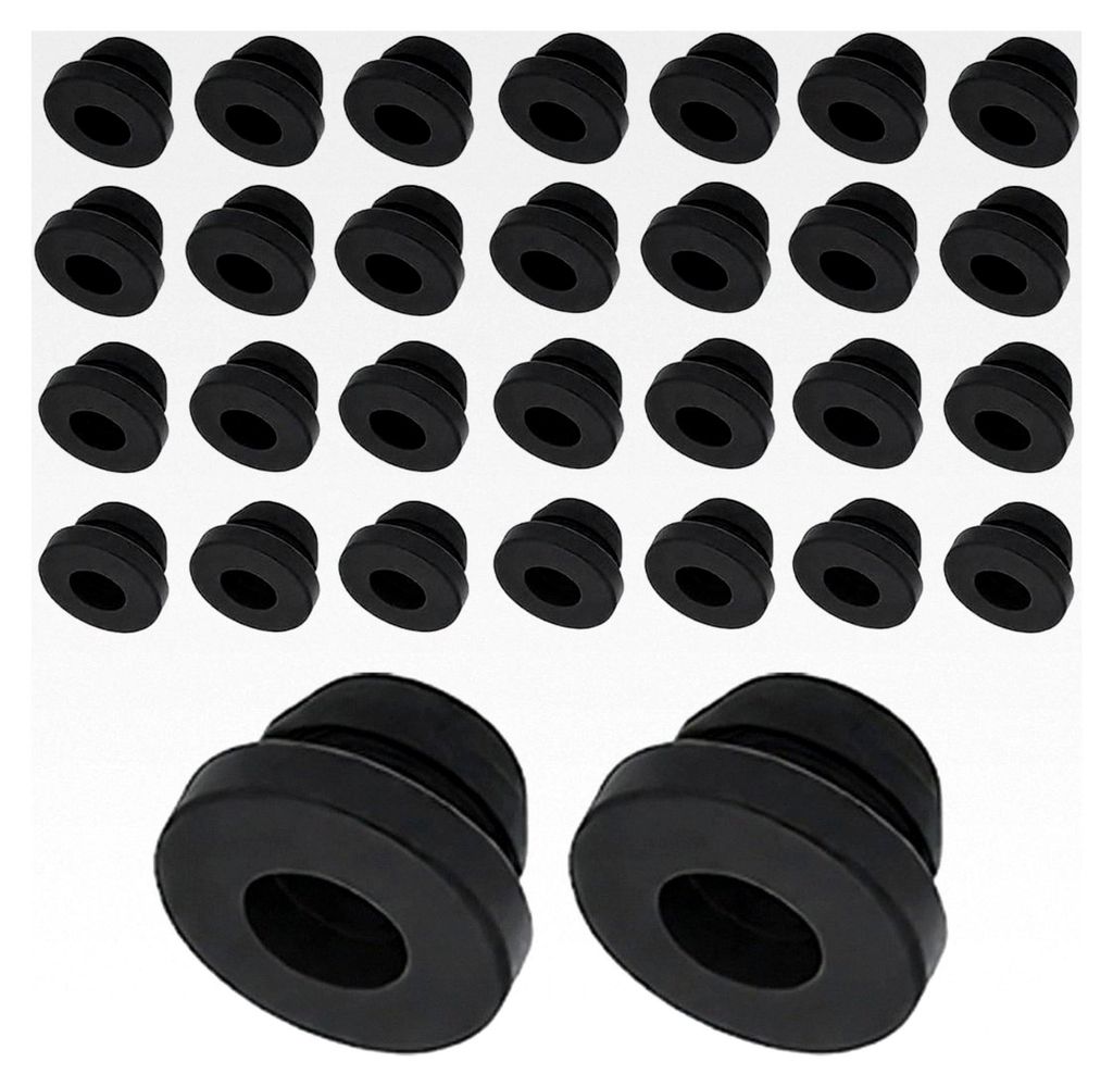30 Stück Gummidurchführungen für Topfträger, Zubehör für Wohnmobil-Kochfelder, Gummitüllen für Topfstützen mit 5 mm Stäben, kompatibel mi...
