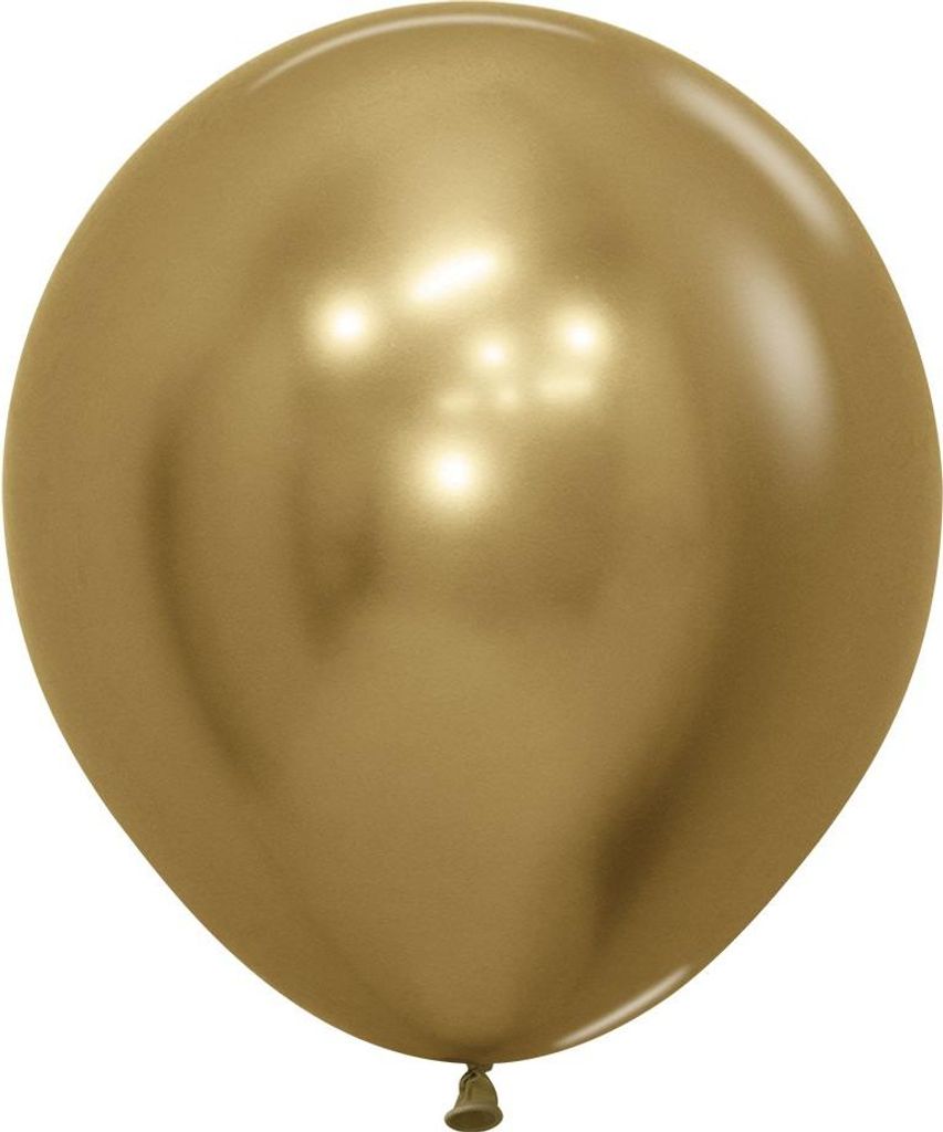 Sempertex Latexballons, Reflex Gold, 60cm, 3 Stk.