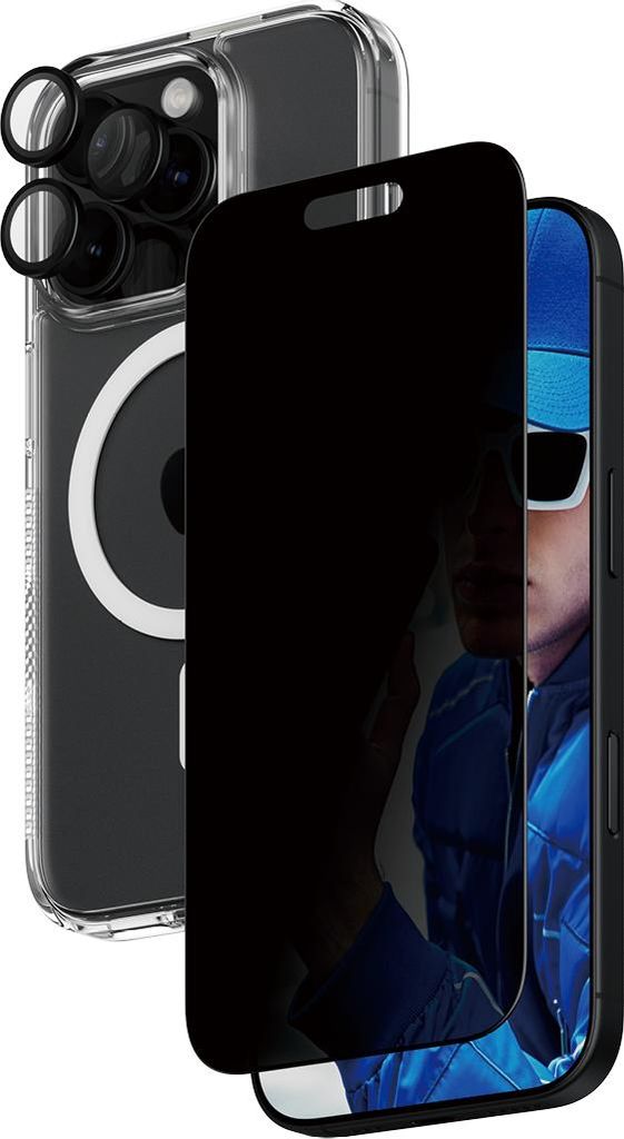 PanzerGlass 3-in-1 Privacy Protection Bundle iPhone 16 Pro