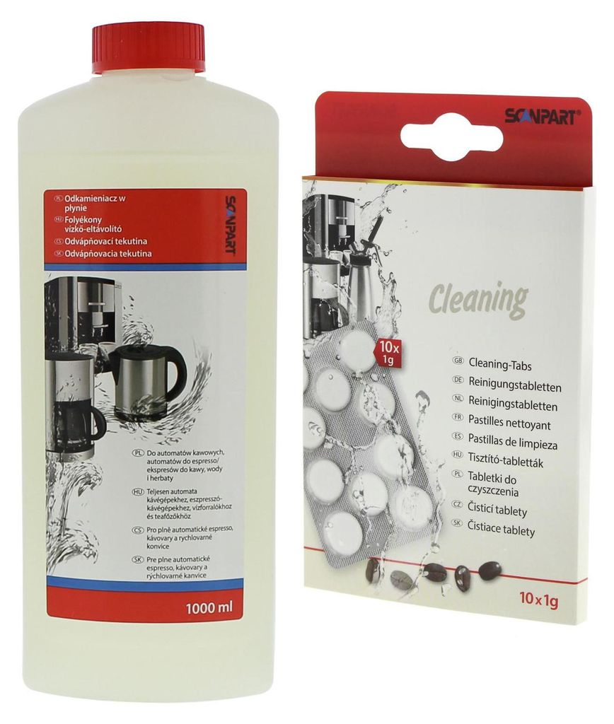 Entkalker 1 Liter für Espressomaschinen + 10 Tabletten zur Produktbild 