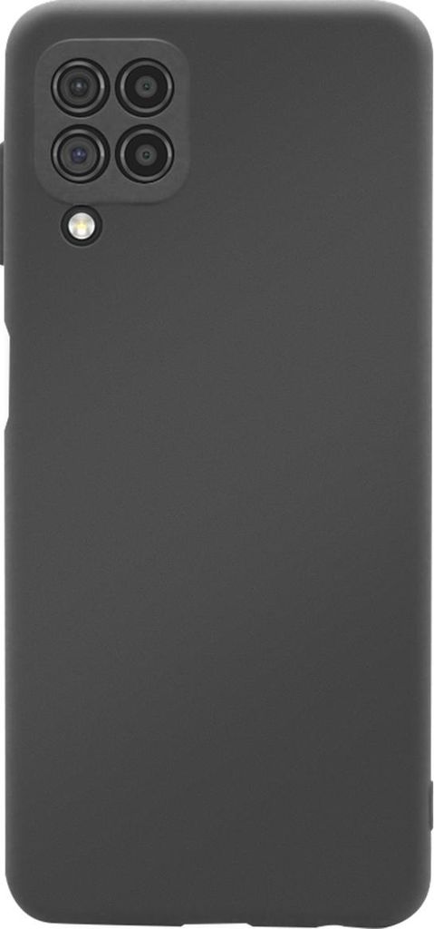 Jaym, Premium Silikonhülle Mikrofaser Samsung Galaxy A22 4G, Schwarz