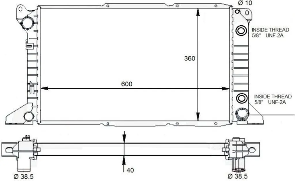 Évitez la surchauffe de votre Transit avec le Radiateur NRF 59132 1671825