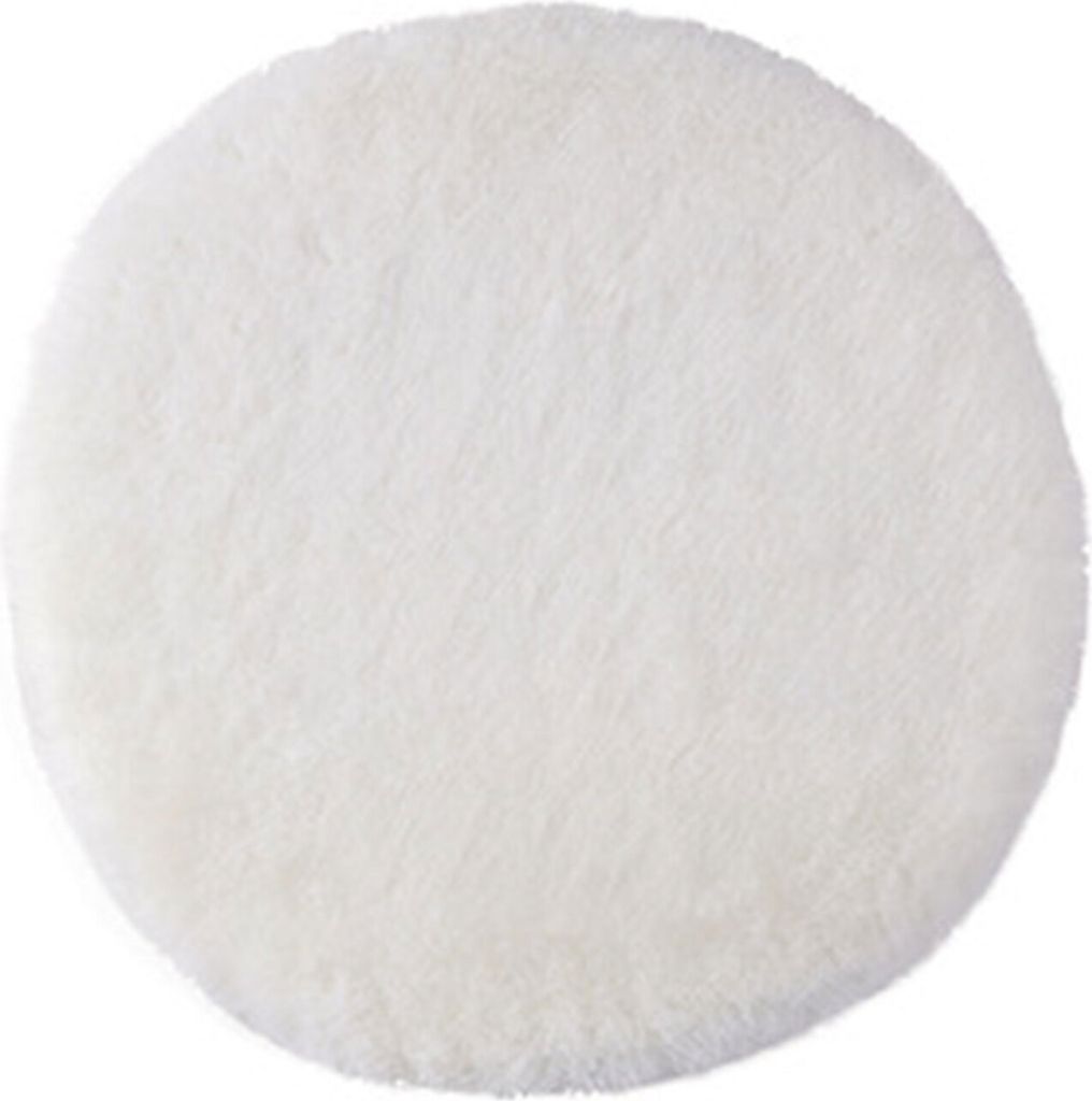 45 cm Plüsch-Sitzkissen, weiches Kaninchenfell-Imitat, dick, warm halten, runder Sitz, Hüftschutz, rutschfest, Wohnzimmerstuhl, Autositz, gefüll...