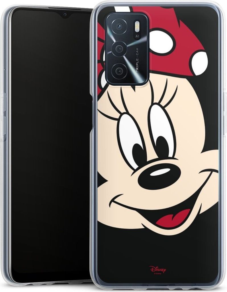 DeinDesign Handyhülle für Oppo A16s Silikon Hülle Case Smartphone Schutzhülle Disney Minnie Mouse Offizielles Lizenzprodukt