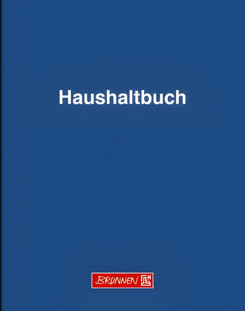 Gérer son budget facilement avec le livre de ménage bleu BRUNNEN 20,5cm