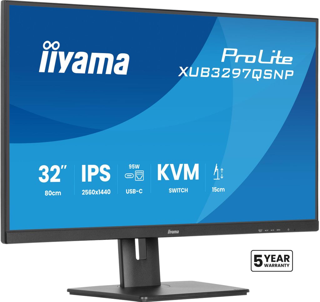 ProLite XUB3297QSNP-B1 (80 cm (32 Zoll), schwarz (matt), Produktbild 