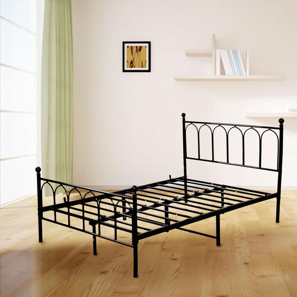 MODFU Metallbett Bettrahmen 140 × 200 Doppelbett mit Produktbild 