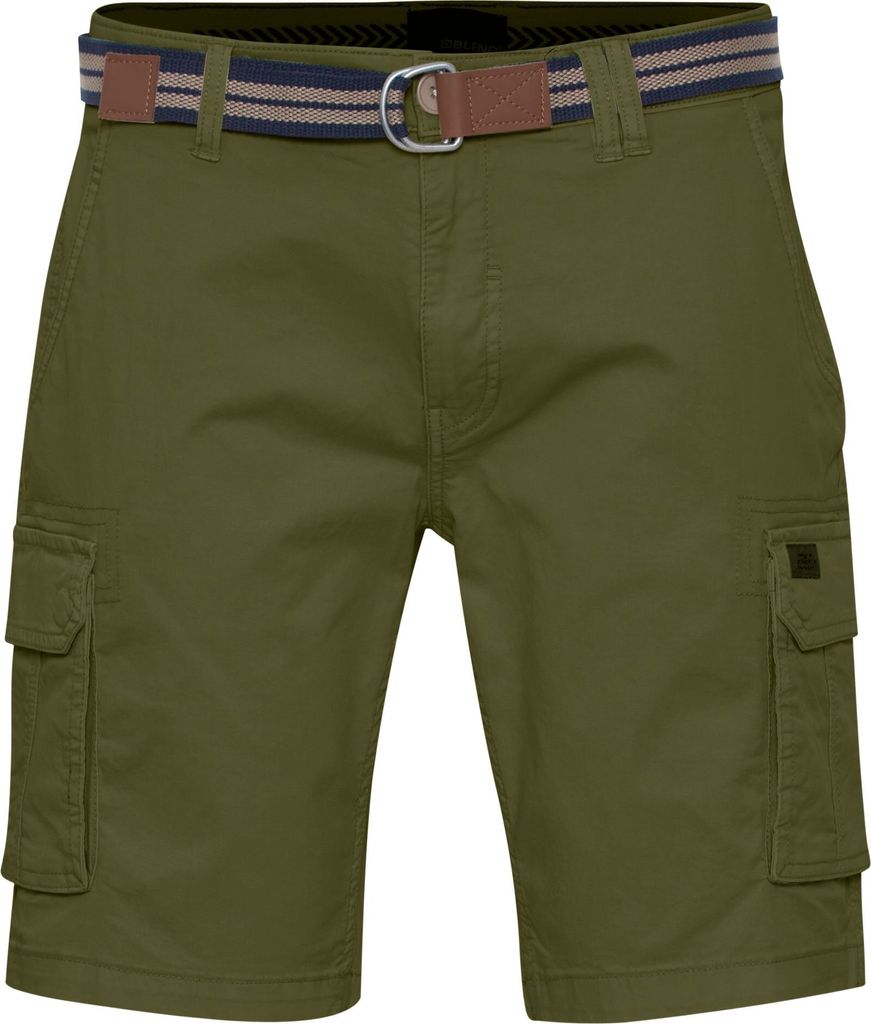 Blend 20715129 Herren Cargo Shorts Bermuda Kurze Hose mit Gürtel Cargo Taschen mit Stretch Regular Fit