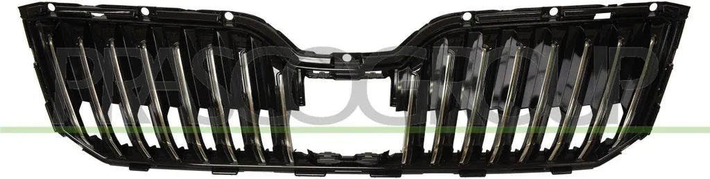 Grille Calandre SK4242021 Finition Chrome et Noir pour Superb III 3V