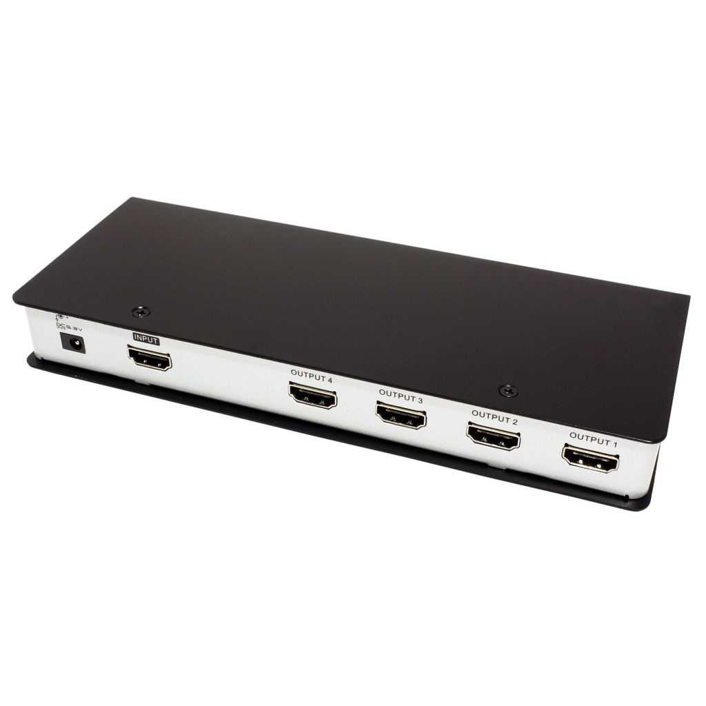 ATEN VS184A-AT-G, HDMI, 4x HDMI, 4096 x 2160 px, Černá, 4K Obrázek produktu 