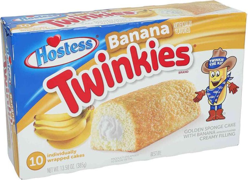 Hostess Twinkies alla banana 10 confezioni 385g Immagine del prodotto 