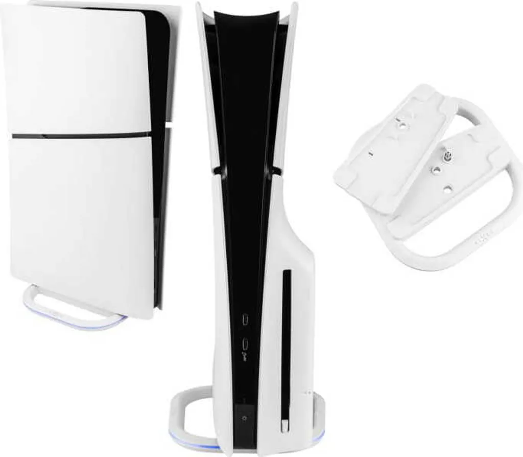 Support Fixe pour PS5, Slim et Pro - Fixation Murale Haute Résistance