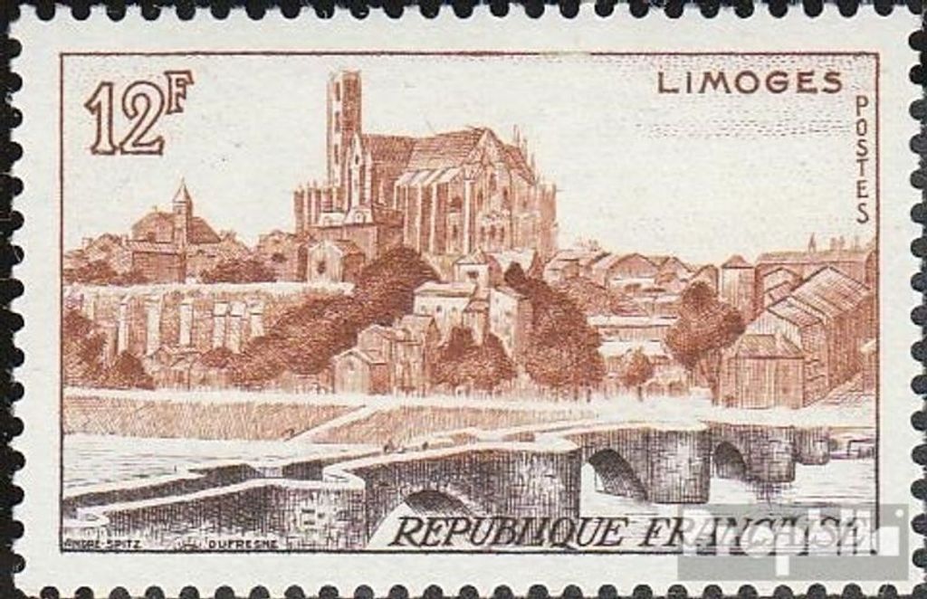 Briefmarken Frankreich 1955 Mi 1045 (kompl.Ausg.) postfrisch Limoges