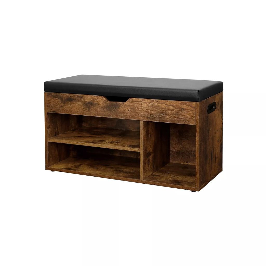 In And OutdoorMatch Schoenenbank Deluxe Eliezer - Met opbergruimte - Halbbank - 80 x 30 x 44 cm