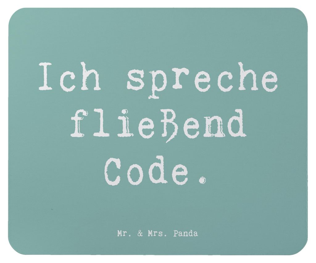 Mr. & Mrs. Panda Mousepad Spruch Code Meister - Meeresbrise - Geschenk, Humor, Berufsliebe, Softwareentwicklung, Mauspad, pc, handgefertigte Gesche...