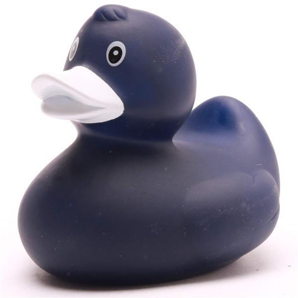 Dutch Ducky Badeente dunkelblau Vinyl 7,5 cm Produktbild 