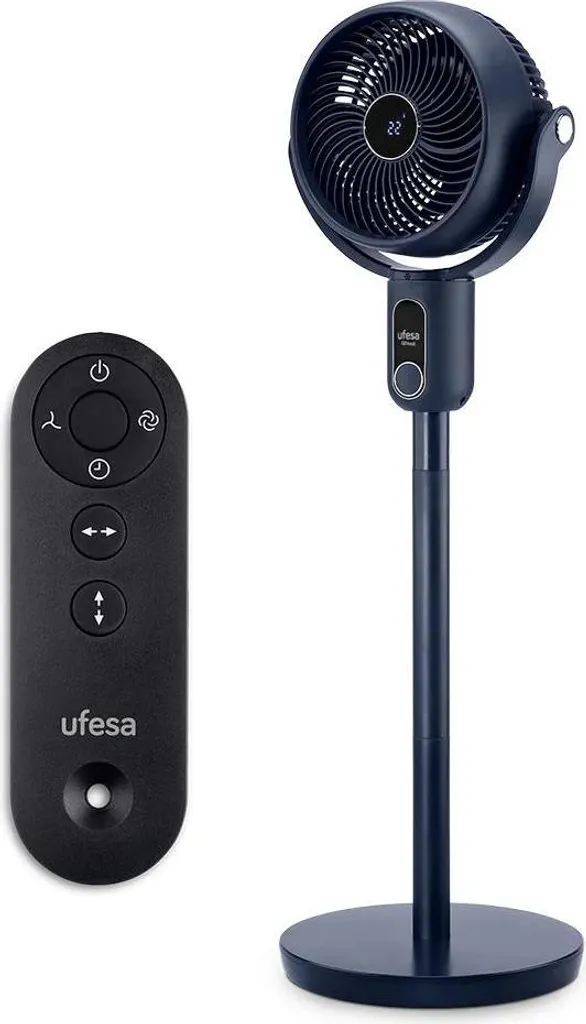 Ventilateur domestique à hélice 25 cm Noir Ufesa Gdansk Pose Libre AC