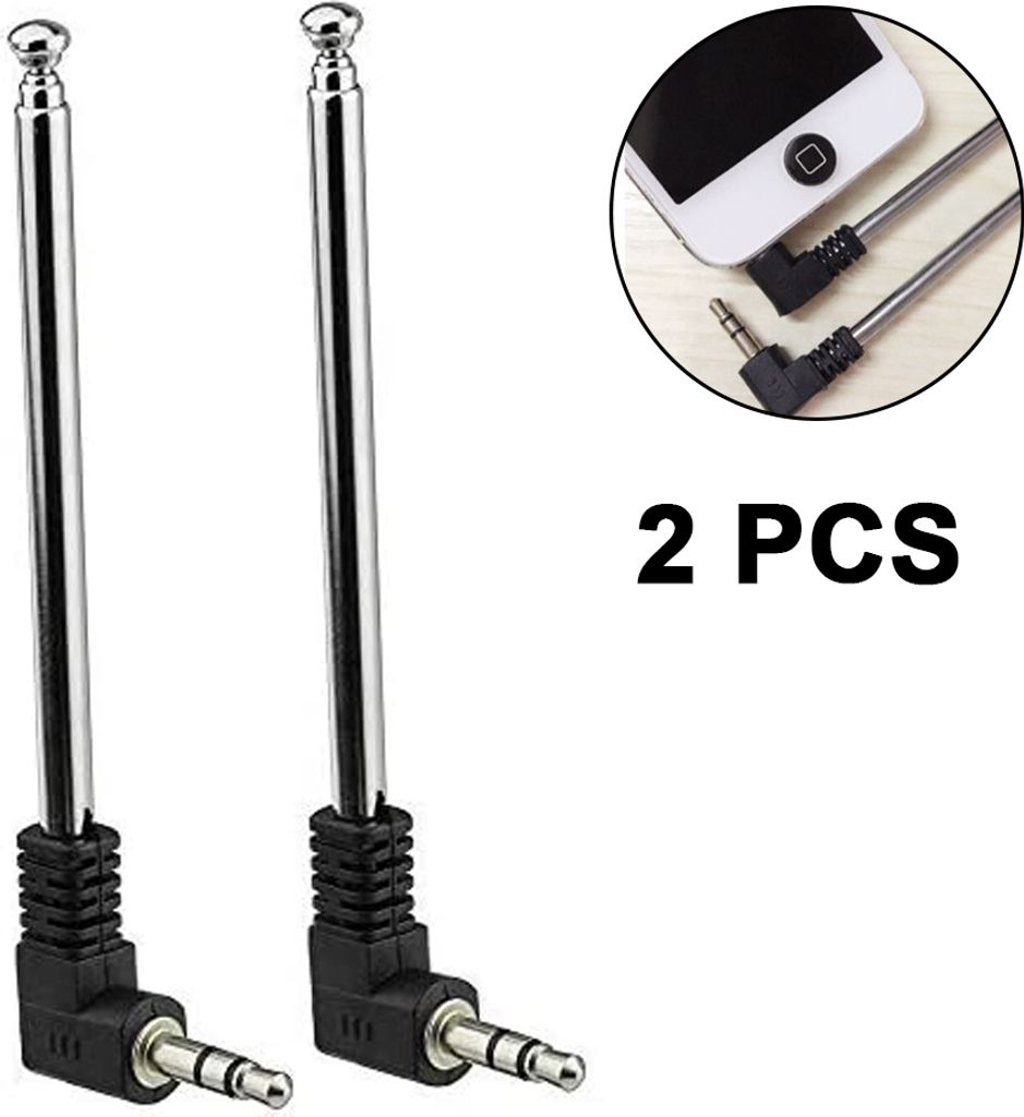 3,5-mm-FM-Radio-Teleskopantenne für Mobiltelefone, Teenage Engineering OP-1 und andere elektronische Produkte, 3,5-mm-Anschluss, FM-Radioempfänger