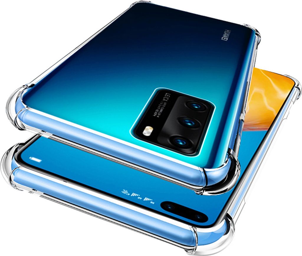 Huawei P40 Hülle, LaimTop Crystal Transparent Weich TPU Bumper Stoßfest Fallschutz Schutzhülle für Huawei P40