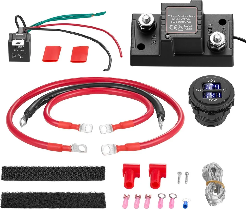 Évitez les pannes avec ce coupleur séparateur de batterie 12V 80A LCD
